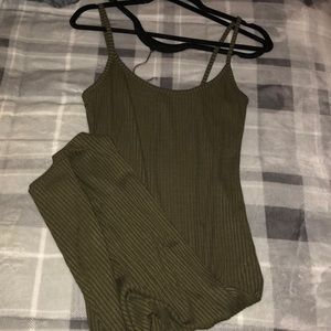 FOREVER 21 ribbed bodycon midi dress